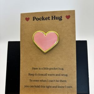 Pink Heart Badge